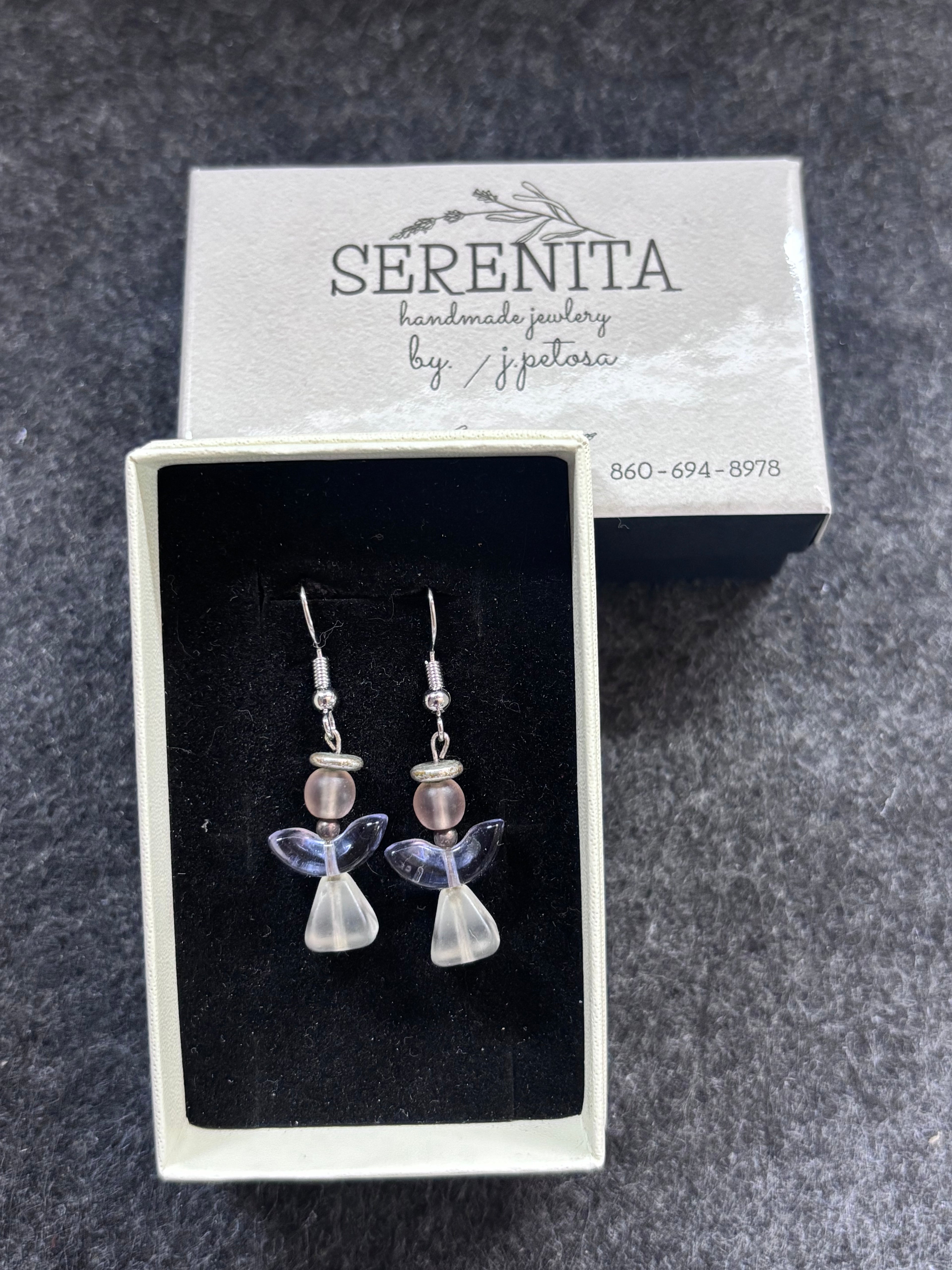 Angel earrings