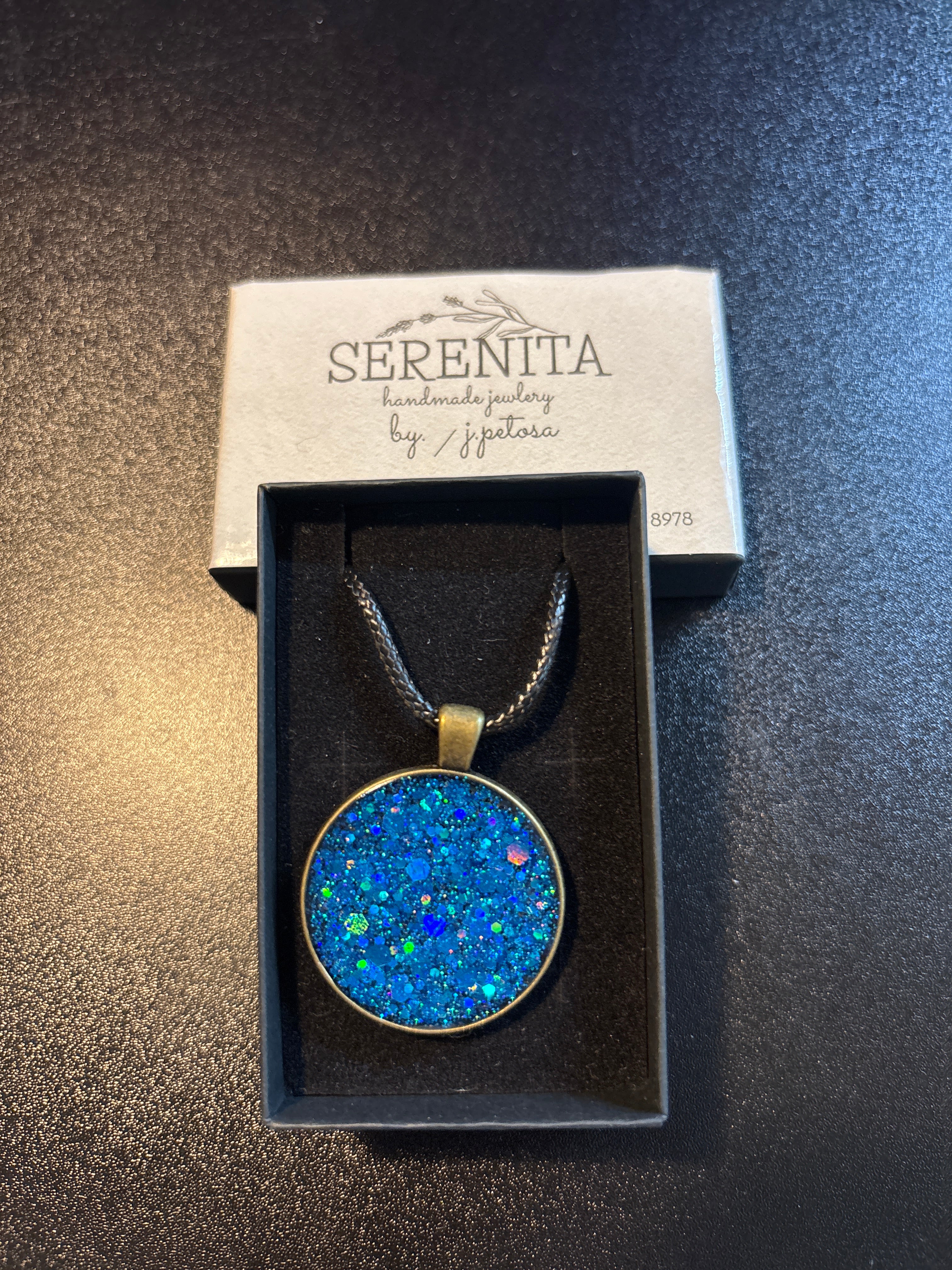 Hand made resin necklace