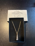 Silver tone necklace