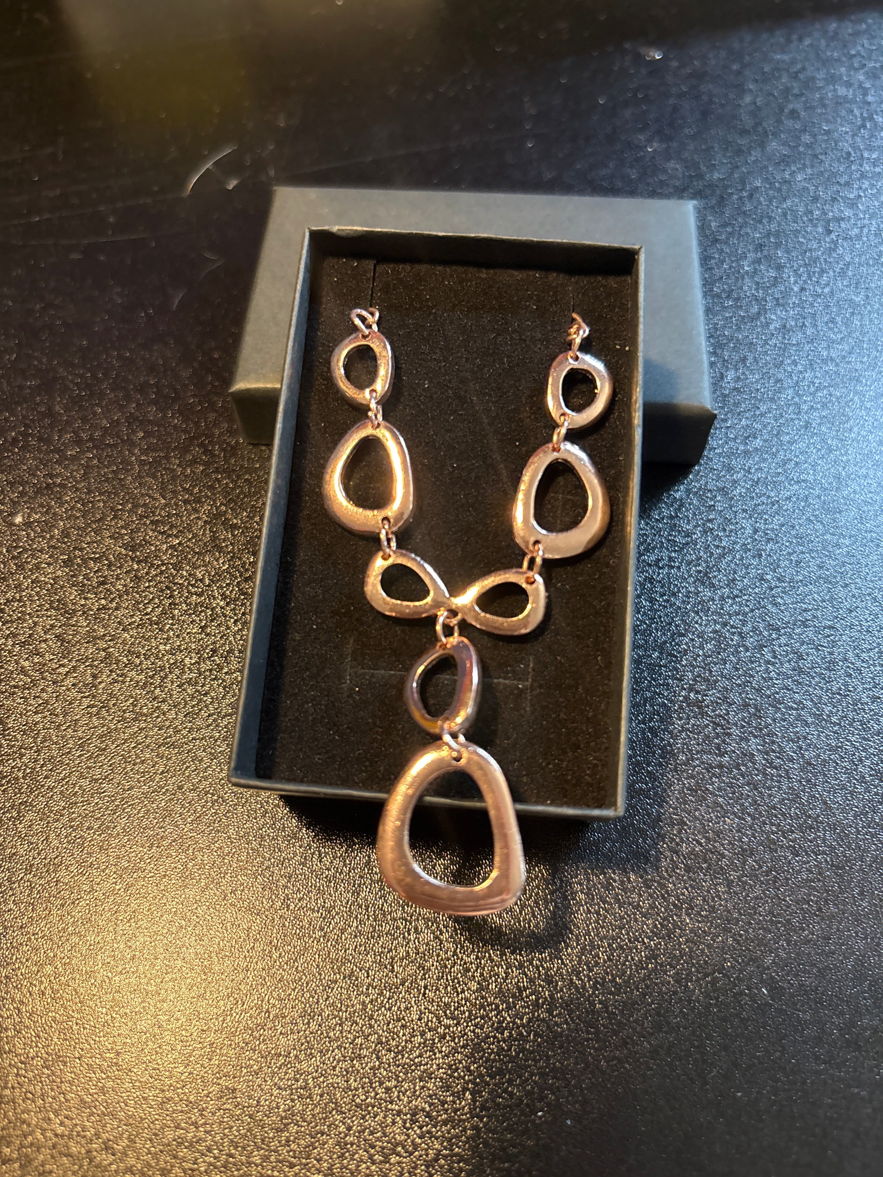 Vintage silver tone necklace
