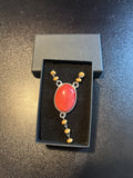 Silver tone necklace