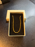 Gold chain necklace
