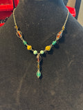 Hand made wire wrapped necklace